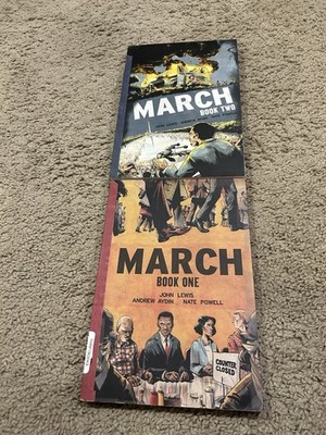 March: Book One - Paperback By John Lewis - VERY GOOD With Bonus Book Two