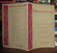 Joio, Norman Dello; Adapted From A Text Walt Whitman SONG OF THE OPEN ROAD  Vint