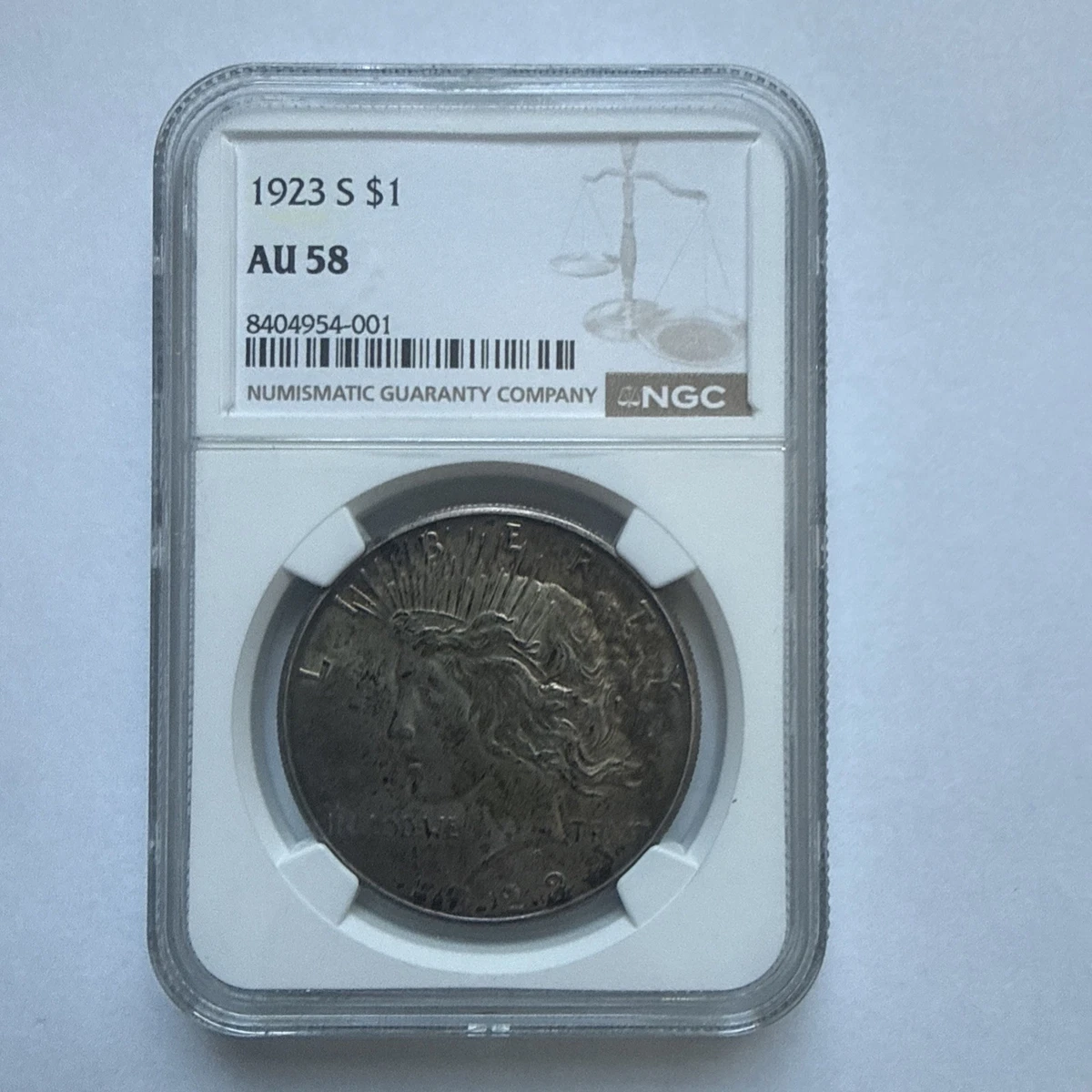 AU 58 Graded 1923 Year Peace Dollars (1921-1935) for sale | eBay