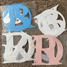 2 Pack BOY  GIRL 4total Letters For Box Baby Gender Reveal Party Essentialls
