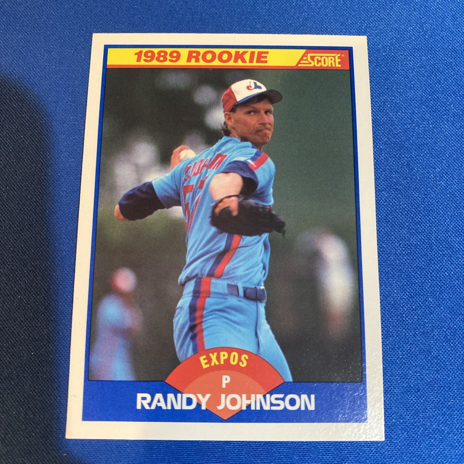 Randy Johnson 1989 Score Rookie Card #645 Expos 🔥 HOF -Clean-