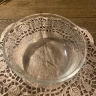 2 Pyrex 464 Scalloped 3 Ring Glass Custard Cup Ramekin 10oz. #1672
