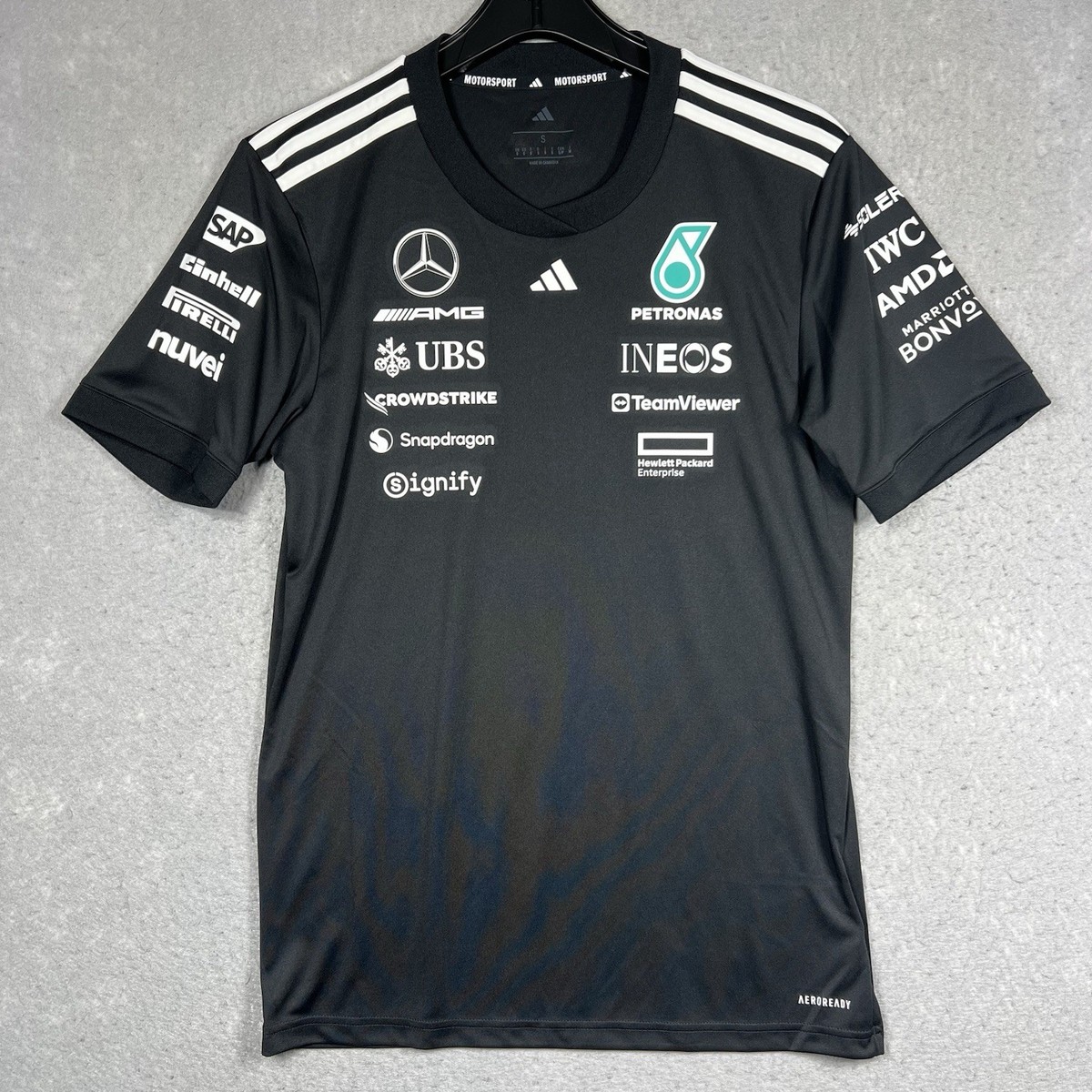 Adidas Mercedes AMG Petronas F1 Authentic Team Driver Jersey Men's