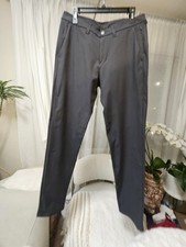 Lululemon ABC Slim-Fit Pant Men's 33 x 33 Warpstreme 5-Pocket Charcoal