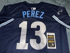 Salvador Perez Signed Kansas City Royals Jersey Superstar Slugger JSA Auth