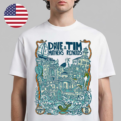 Dave Matthew Tim Reynolds Greenwich Town Party 2026 T-Shirt Unisex CB0067
