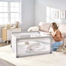 Regalo 51X51 Soft Sided For Babies And Toddlers Indoor Play Yard Breathable