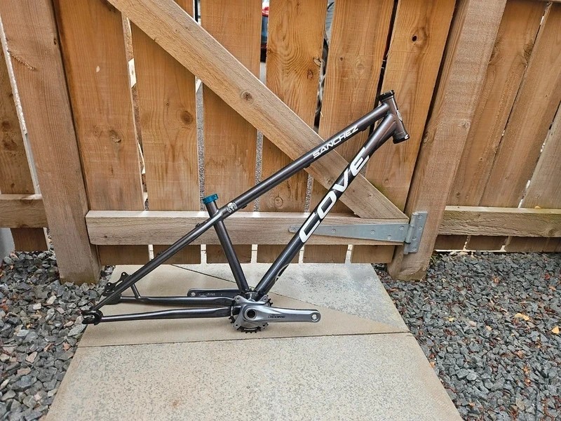 Cove Sanchez Steel MTB DJ Frame in Metallic Grey