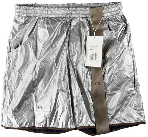 Oakley x Samuel Ross Reflective Techwear Shorts Silver Strap NWT Medium A-Cold-W