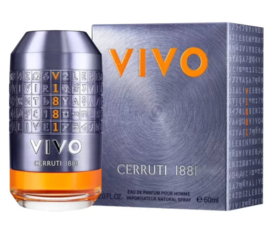 CERRUTI 1881 VIVO POUR HOMME 60ML EAU DE PARFUM SPRAY BRAND NEW & SEALED