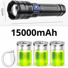LED White Laser Built-in Battery Flash Light Emergency Spotlights Flashlights