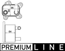 MAHLE Ölkühler Automatikgetriebe PREMIUM LINE CLC 183 000P für CORSA OPEL ASTRA