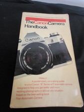 Vintage Collectable Canon AE-21 Program Camera Handbook. 1981 A or F auto camera