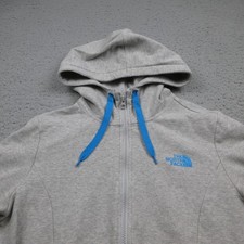 The North Face Hoodie Womens Medium Gray Long Sleeve Pullover Sweatshirt Outdoor