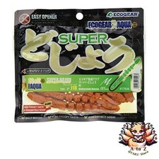 NEW Ecogear Aqua Super Loach Fishing Worm Small J18 Orange Gold
