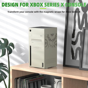 Magnetic Smart Wraps for Xbox Series X Console, Full Protection Protective Cover