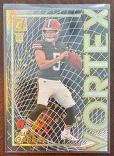 2025 Donruss Dillon Gabriel Vortex Galactic #9 Cleveland Browns