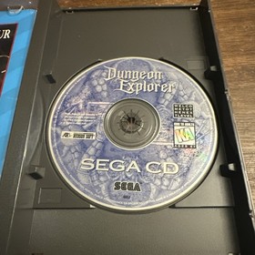 Dungeon Explorer (Sega CD) Disc & Manual W Reg - Tested - Authentic