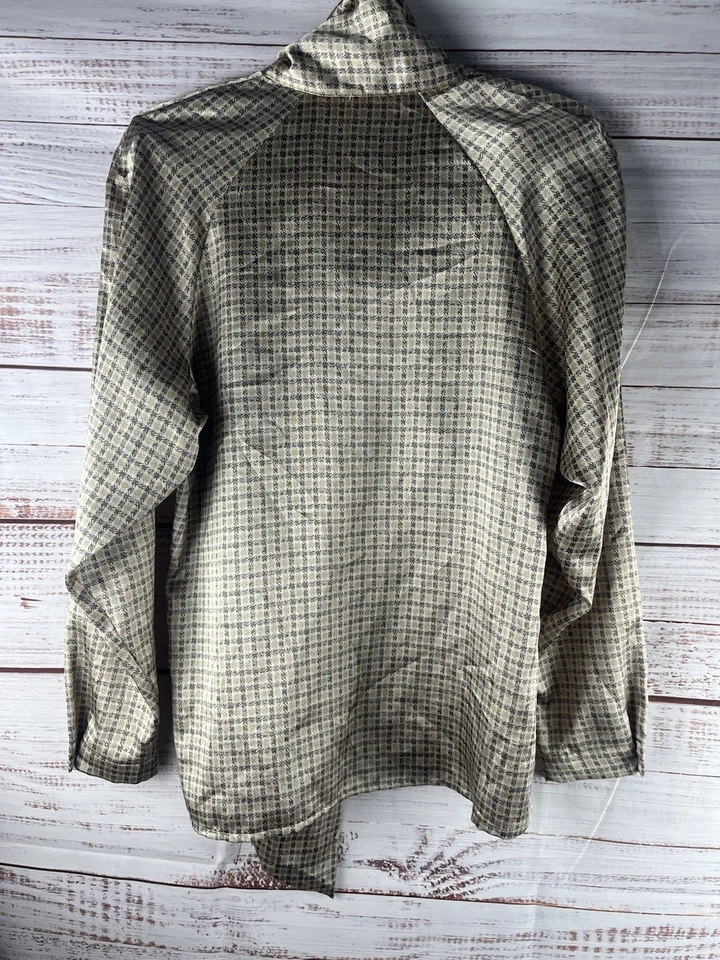 Blusa para mujer Jh Collectibles 8 gris sedoso manga larga gris Foto 2 de 4