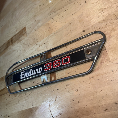 Yamaha 360 Enduro DT DT360 Exhaust Muffler Heat Shield 1974 - Bild 3 von 6