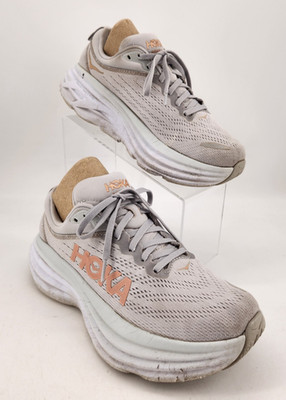 Hoka One One Bondi 8 Women's Size 8 B Harbor Mist Lunar Rock Shoes 1127952 HMLR