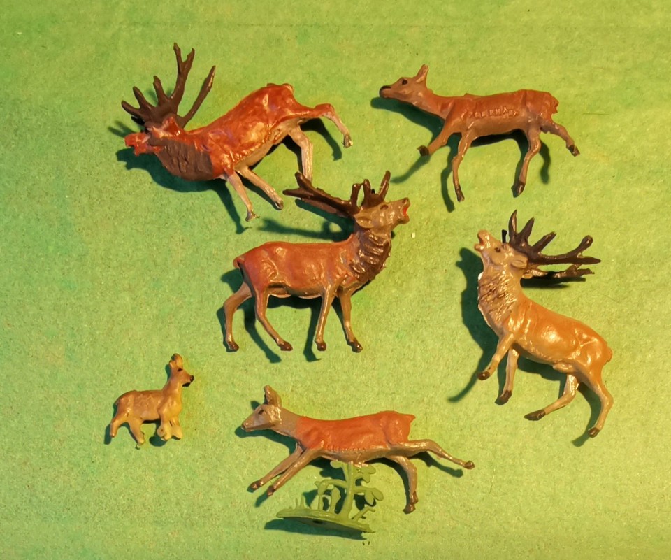 Preiser Wildtier-Set Rehe & Gämsen – 6 Handbemalte Figuren Für Modellbau & Dioramen