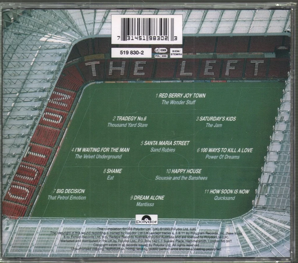 Various Artists Out On the Left CD UK Polydor 1993 promo compilation including - Bild 2 von 2