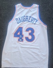 Brad Daugherty Signed Cleveland White Basketball Jersey JSA