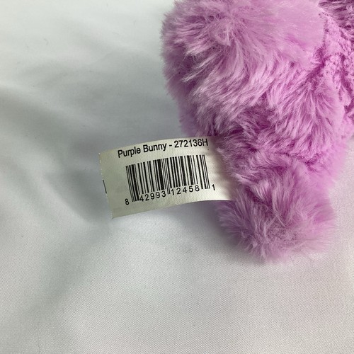 Walmart kleiner lila Plüschhase Kaninchen Stofftier Ostern Spielzeug klein  - Bild 7 von 9