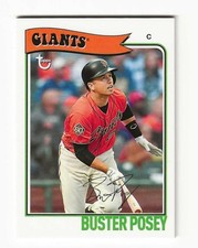 BUSTER POSEY  2023 TOPPS BROOKLYN COLLECTION CARD #28 - GIANTS - NM-MNT