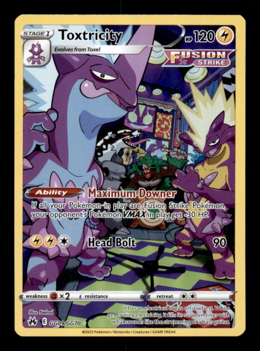 TOXTRICITY GG09/GG70 - HOLO TG - CROWN ZENITH GALARIAN GALLERY - NM/M