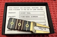 Tyson Lamb Lambcrafted Pine-Wood Simmons Brass Divot Tool - Masters 2025 Release