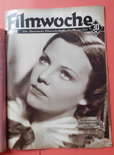 FILMWOCHE - Nr. 47, 1937 - Rares Kioskheft! H Krahl, Josefine Dora, Marika Rökk - Bild 2 von 3
