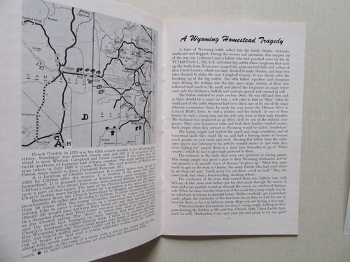 A Wyoming Homestead Tragedy by Dick Nelson - Wyoming History & Association, Rare - Picture 7 of 9