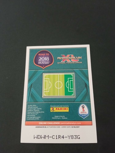 MESSI ARGENTINA LIMITED EDITION ROAD TO WORLD CUP RUSSIA 2018 PANINI ADRENALYN - Picture 2 of 2