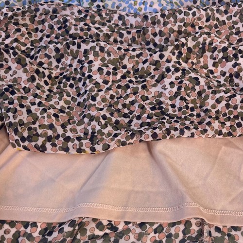 Lane Bryant Maxi Dress Size 16 Multi Color Polka Dot Zip Back - Picture 7 of 10