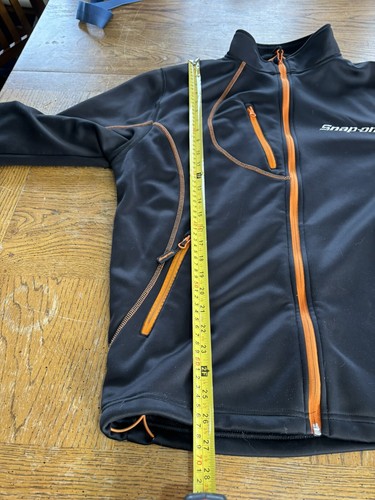 Snap On Lethal Jacket Men’s Large Black Orange Full Zip Choko Tools Lined - Picture 11 of 15