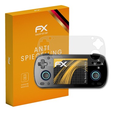 atFoliX 3x Displayfolie für Retroid Pocket Mini Schutzfolie matt&stoßfest Folie
