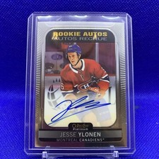 2021-22 O-Pee-Chee Platinum Rookie Auto Jesse Ylonen #R-JY