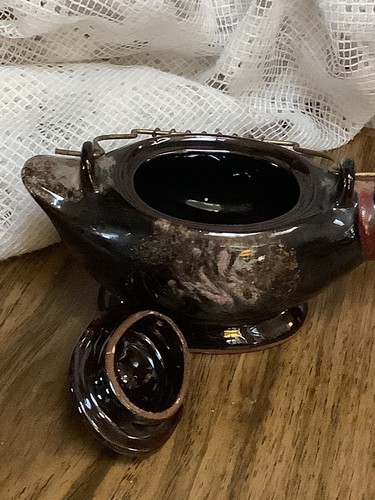 Vtg Duck Goose Japan Brown Gravy Bowl Serving Dish - Imagen 5 de 11