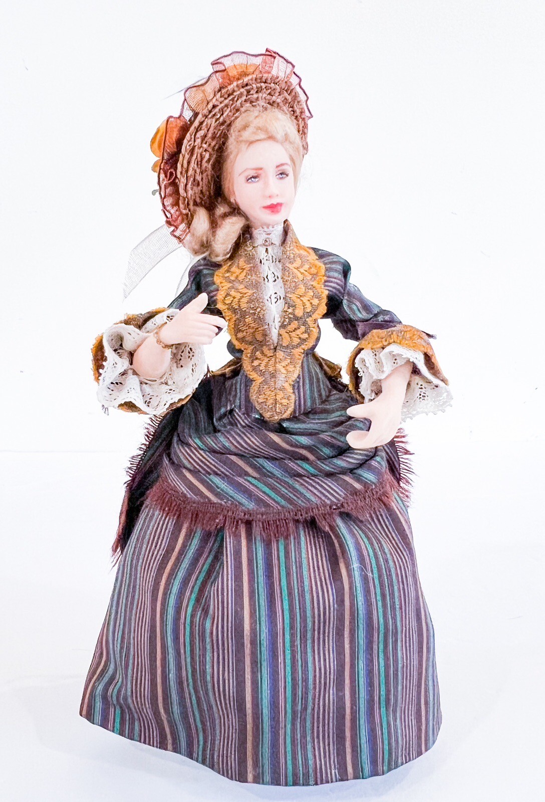 Vintage Artisan Victorian Style Miniature Dollhouse Porcelain Doll eBay