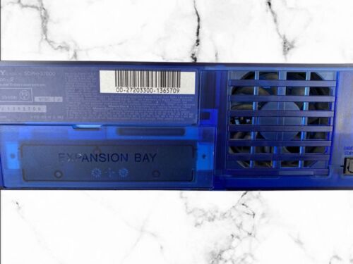 Sony PS2 SCPH-37000 Playstation 2 Ocean Blue Body Getestet Top++ Zustand - Bild 6 von 11