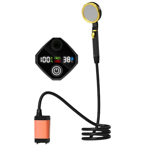 Portable Camping Shower Pump 9000/7800/6000mAh Rechargeable Electric Shower Pump - Picture 7 of 21