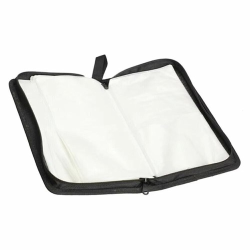Scratch-proof CD DVD Storage Bag 80 Sheets Carrying Case Travel - Afbeelding 3 van 6