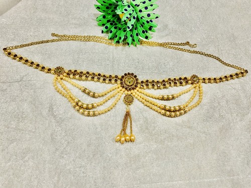 Indian Bridal Pearl Waist Chain Hip 