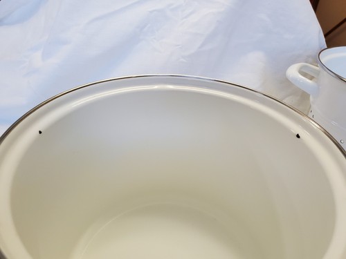 Corning Ware Vintage Gallaway Ivy 3 Pc Stock Pot W/ Strainer & Lid - Picture 4 of 8
