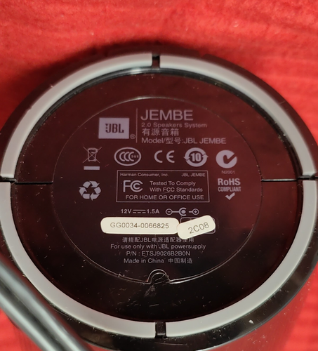 JBL Jembe Wireless 2.0 Computer Speaker System with Bluetooth - Photo 8/11