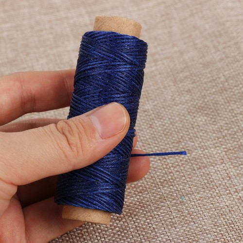 150D Handicraft DIY Hand Stitching Cord Leather Waxed Thread Sewing Line - Picture 6 of 20