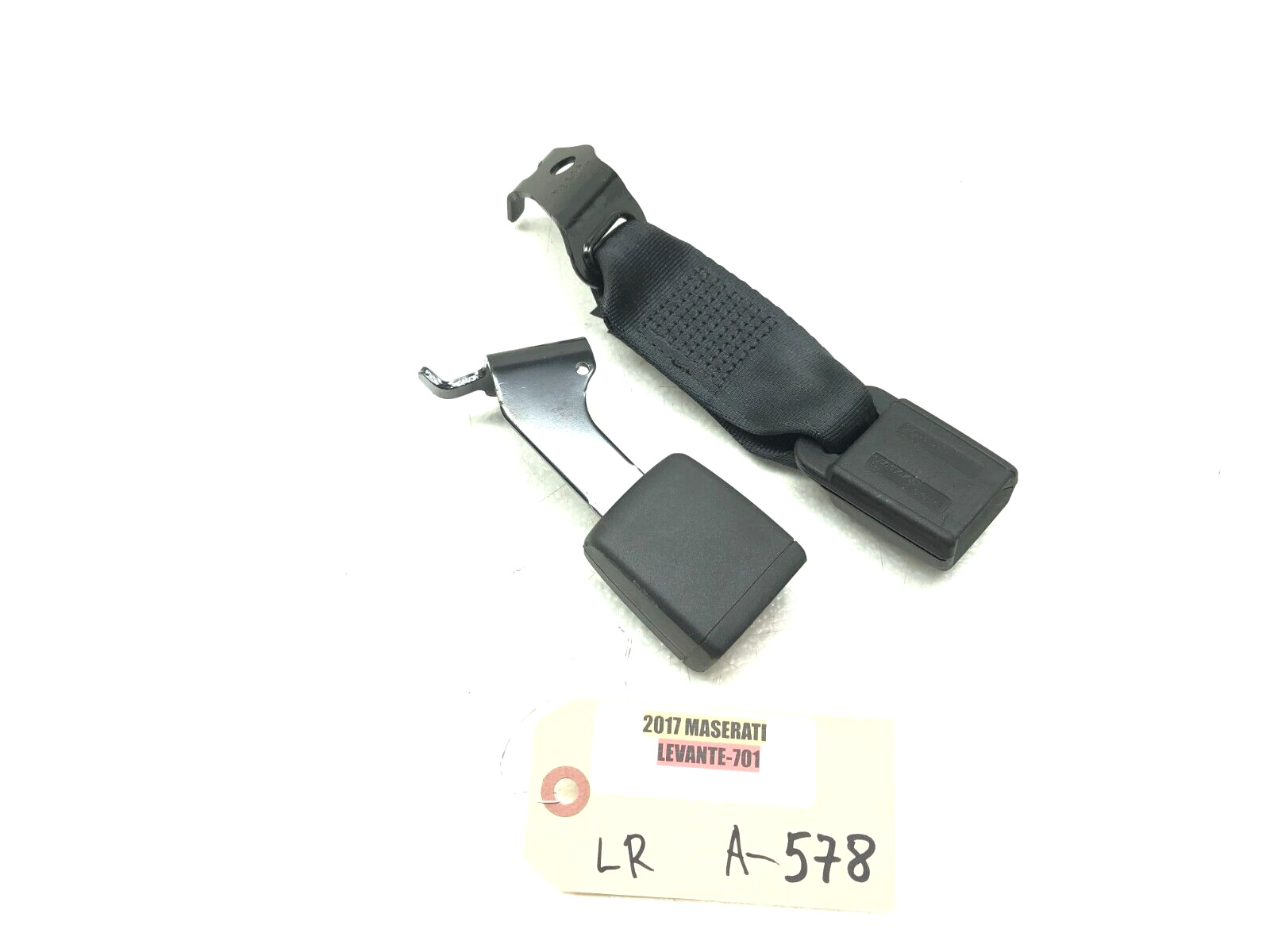 2017-2020 MASERATI LEVANTE LEFT DRIVER REAR SEAT BELT BUCKLE PAIR OEM
