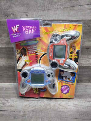RARE Brand New WWF Virtual Face Off Steve Austin VS Mankind Handheld Game 1999